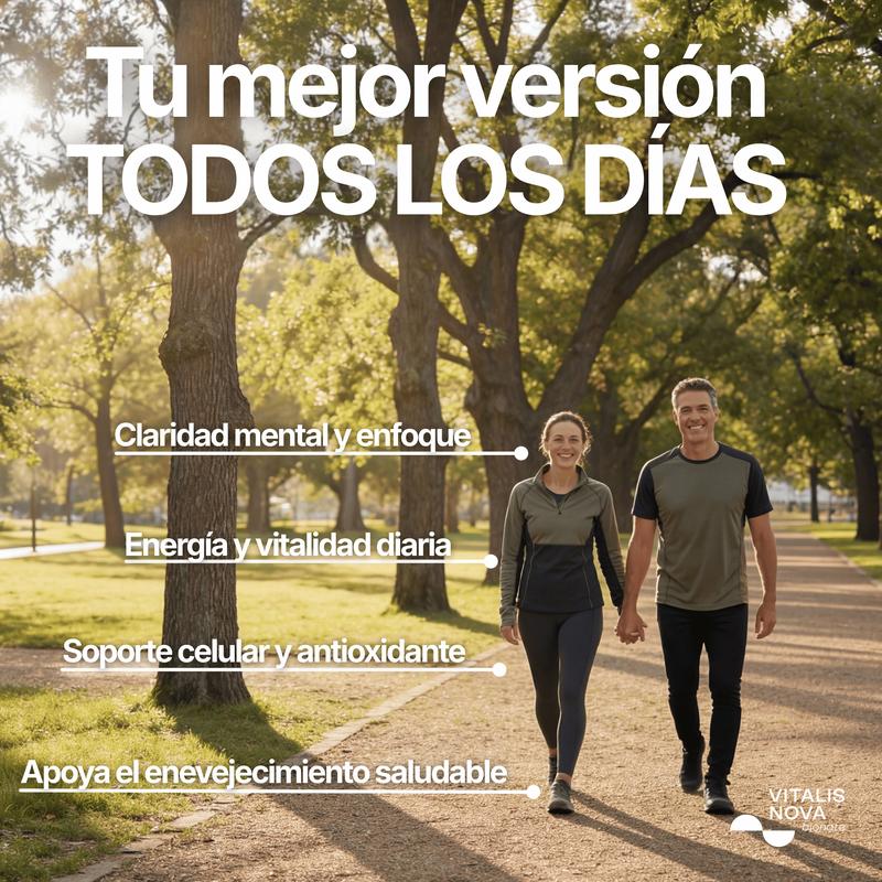 NAD+ 5 en 1 Trans-resveratrol Energía y Antienvejecimiento