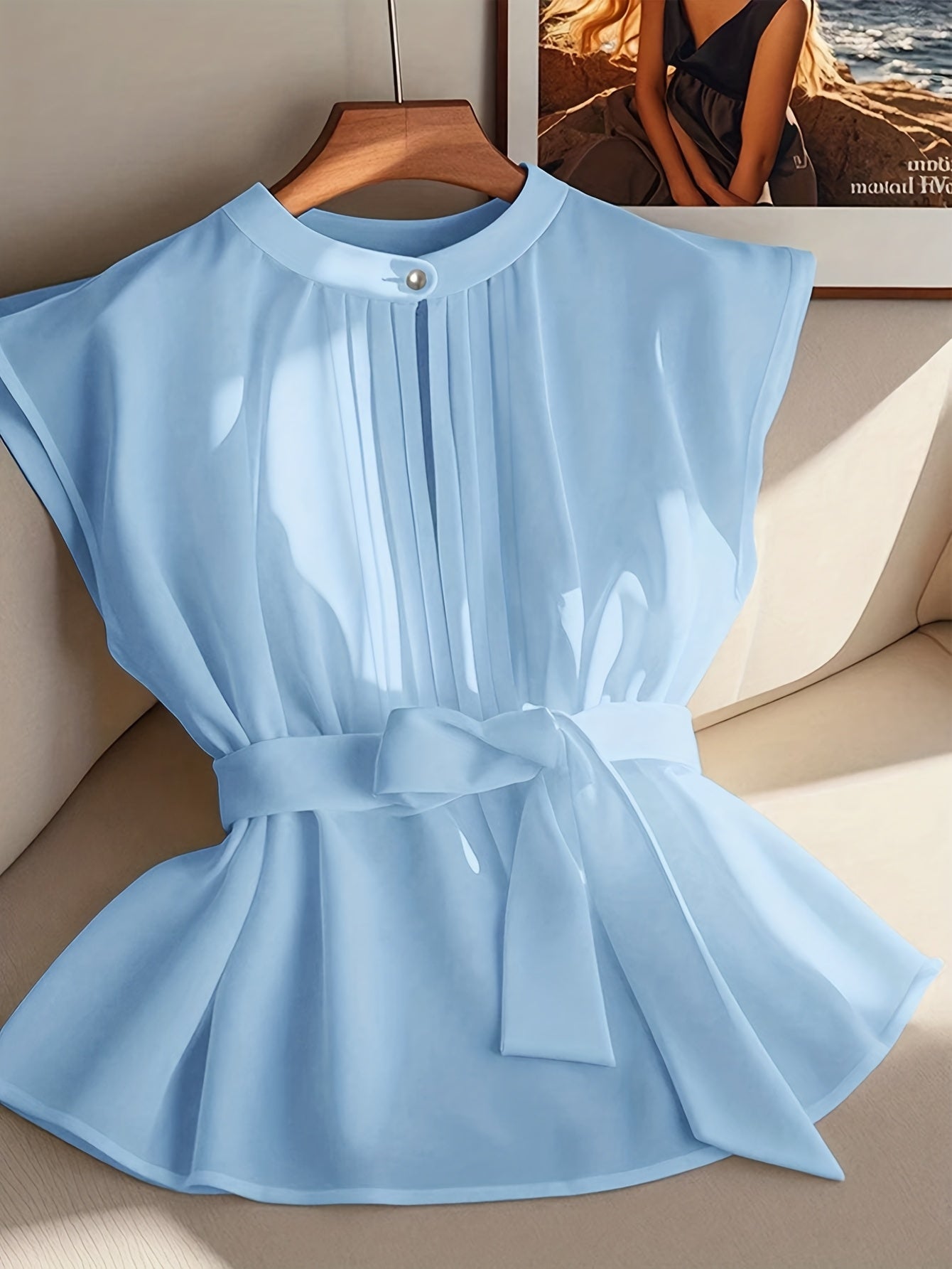 Camisola Elegante de Moda para Mulher, Cor Sólida, Gola Redonda, Manga Comprida, Estilo Casual de Outono-Inverno | Comprimento Normal, Estilo Pulôver