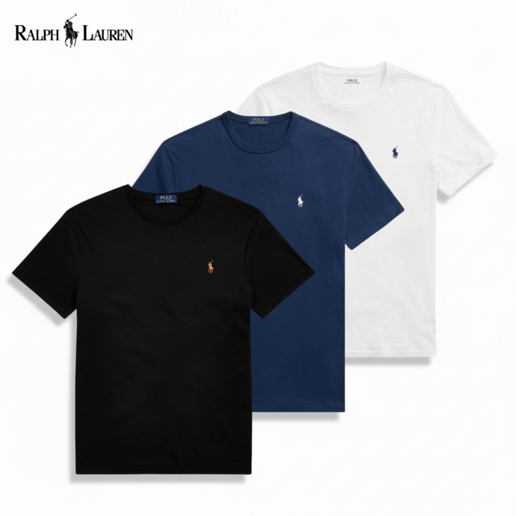 RALPH LAUREN – Basic T-Shirts 3er-Pack Bidirian Outlet
