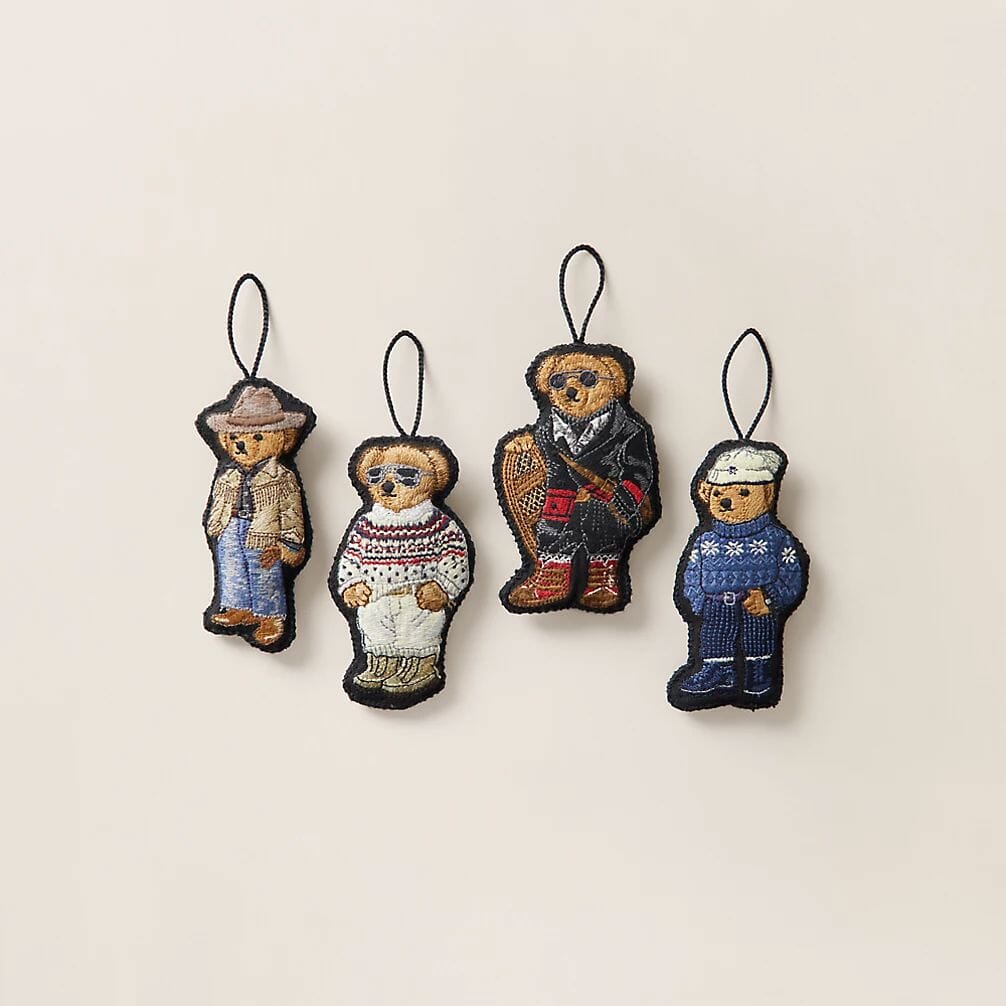 Ralph Lauren Polo-Bär-Ornament-Geschenkset